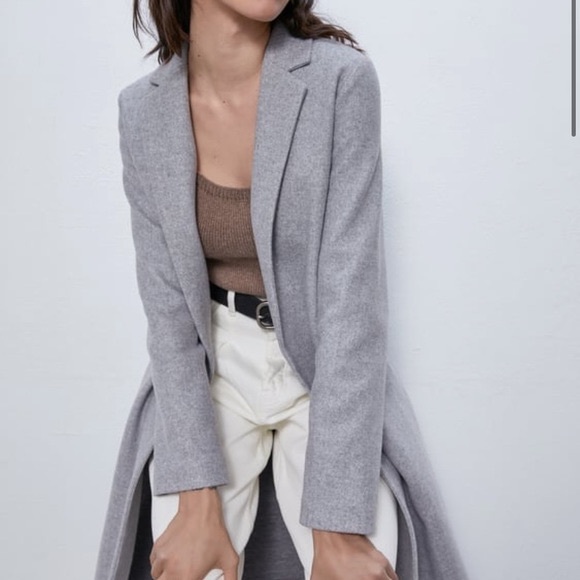 ZARA CLOTH COAT NEVER WORN - Picture 2 of 7